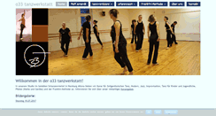 Desktop Screenshot of o33-tanzwerkstatt.de